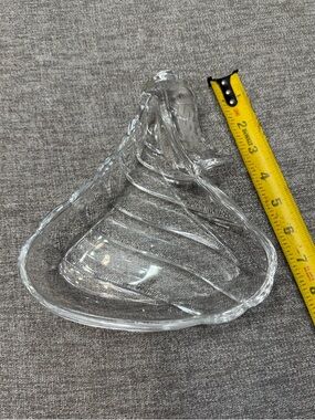 Glass Hershey Kiss Candy Dish Chocolate